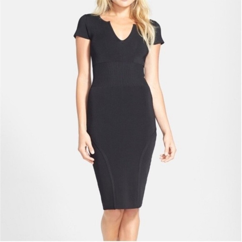 MLV by Mayren Lee Viray knit bodycon Black dress Size S